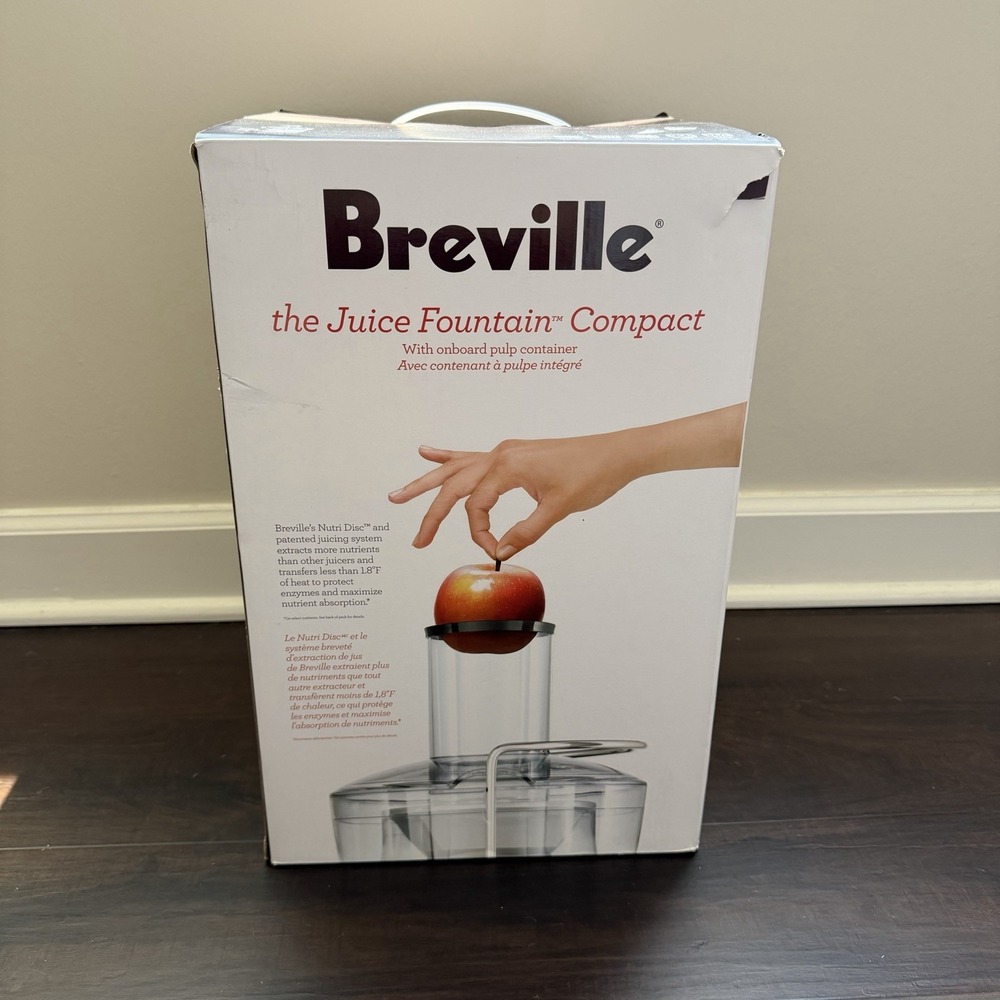 Breville BJE200XL Juice Fountain Compact Centrifugal Machine 700W 25 fl oz
